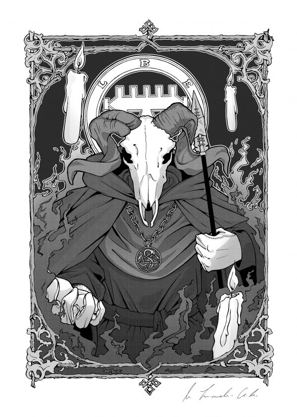 Baphomet detail / Occult Art