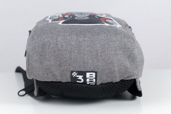 handbemalter Rucksack “Baphomet” Unten